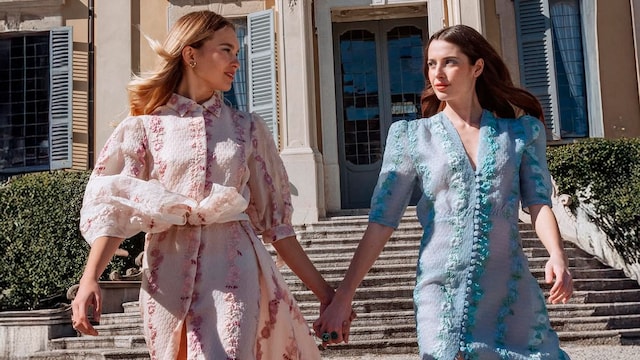 Vestidos de flores de Luisa Beccaria