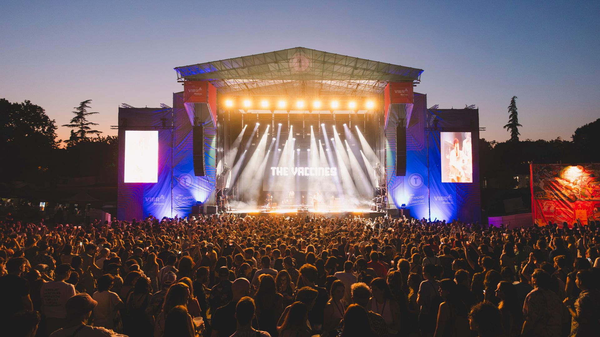 Escenario del festival Tomavistas en Madrid 