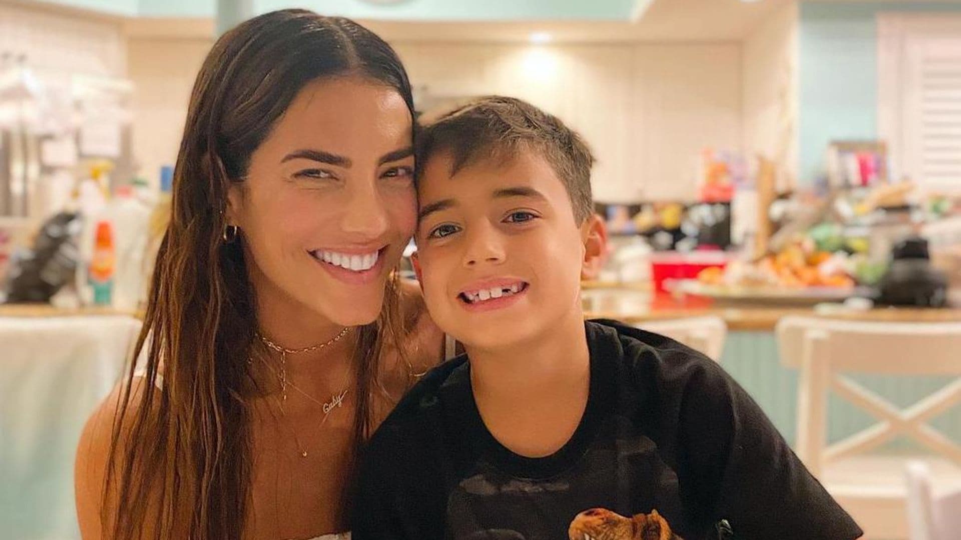 Gaby Espino, de fiesta por la primera Comunión de su hijo Nickolas