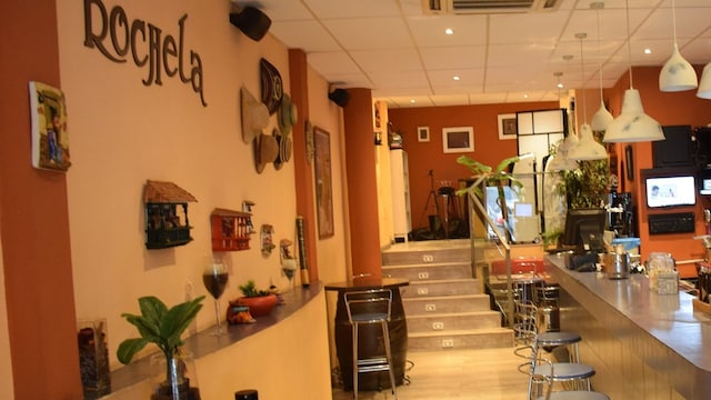 Interior del restaurante La Rochela