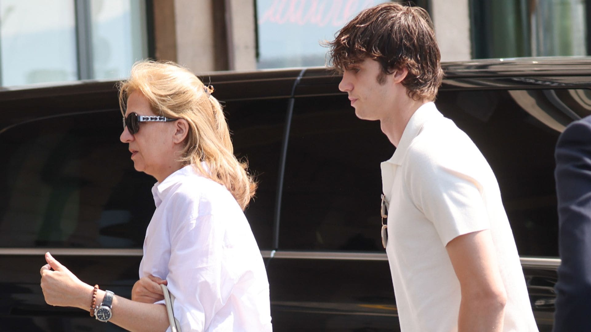 La infanta Cristina, una turista por Jaén con su hijo Pablo Urdangarin y Johanna Zott: sus planes por la ciudad