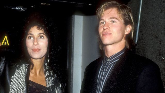 Cher y Val Kilmer en una fiesta de Bette Midler en enero de 1984. 
