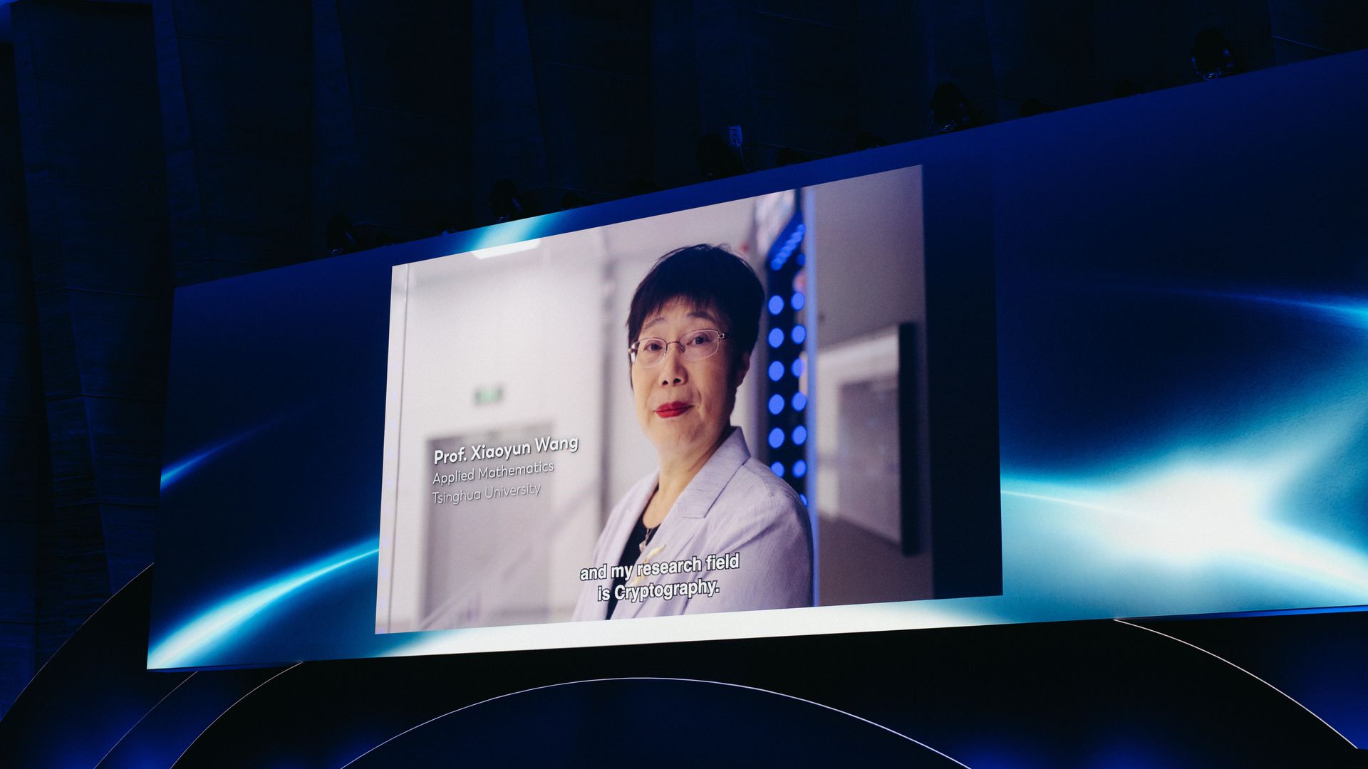 Profesora Xiaoyun Wang, especialista en criptografía y matemáticas aplicadas de la Universidad de Tsinghua, Pekín, China.