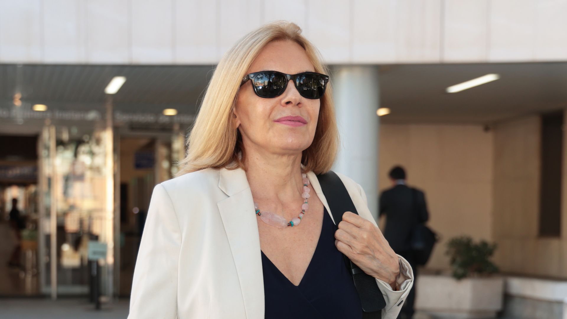 Mónica Medina sale de los juzgados de Plaza Castilla, a 23 de septiembre de 2026, en Madrid