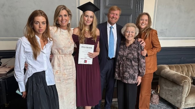 Graduación de Amalia de Holanda
