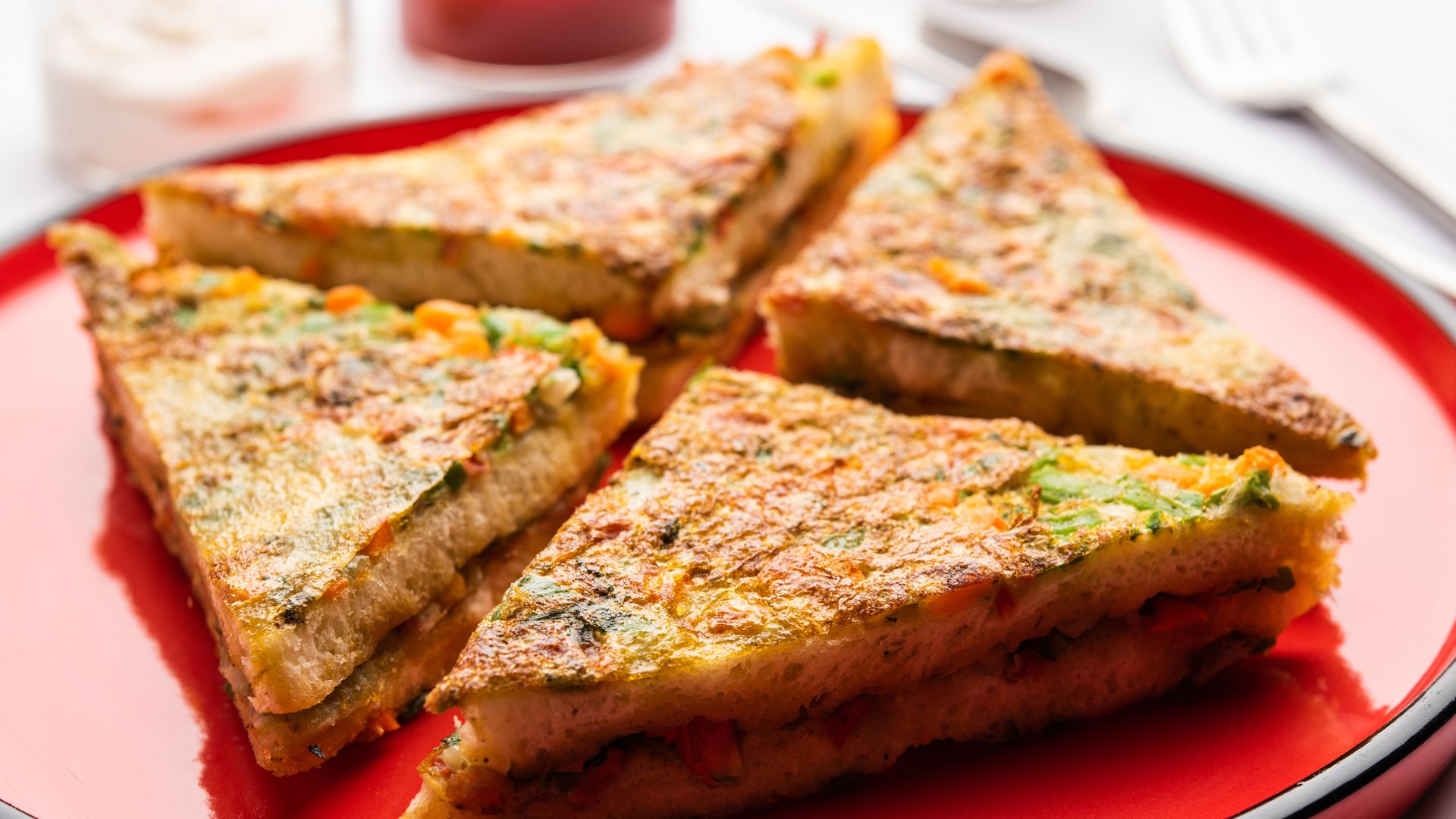 El bread omelette.