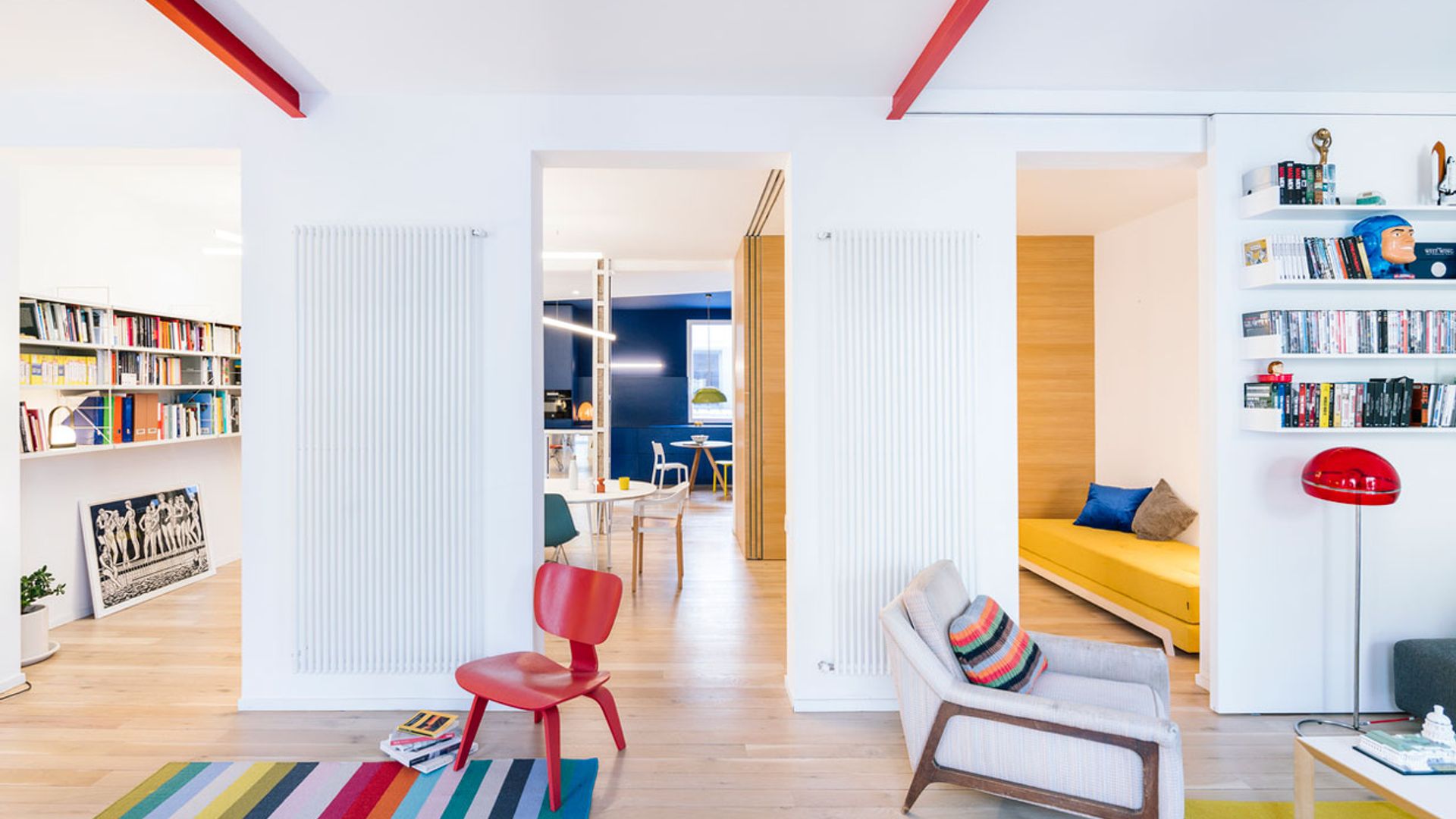 Decorar con mucho color para lograr ambientes de estética optimista