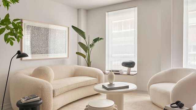 Salón decorado por Lourdes Martínez Ardemans con mobiliario de Gunni & Trentino