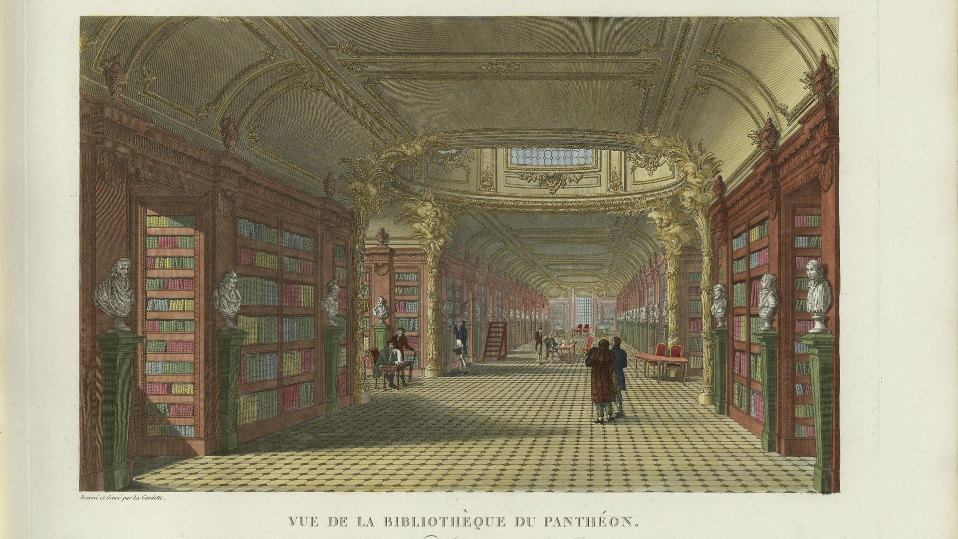 La biblioteca de la abadía de Sainte-Geneviève
