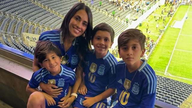 Para Antonela Roccuzzo la crianza de sus hijos es su principal prioridad.