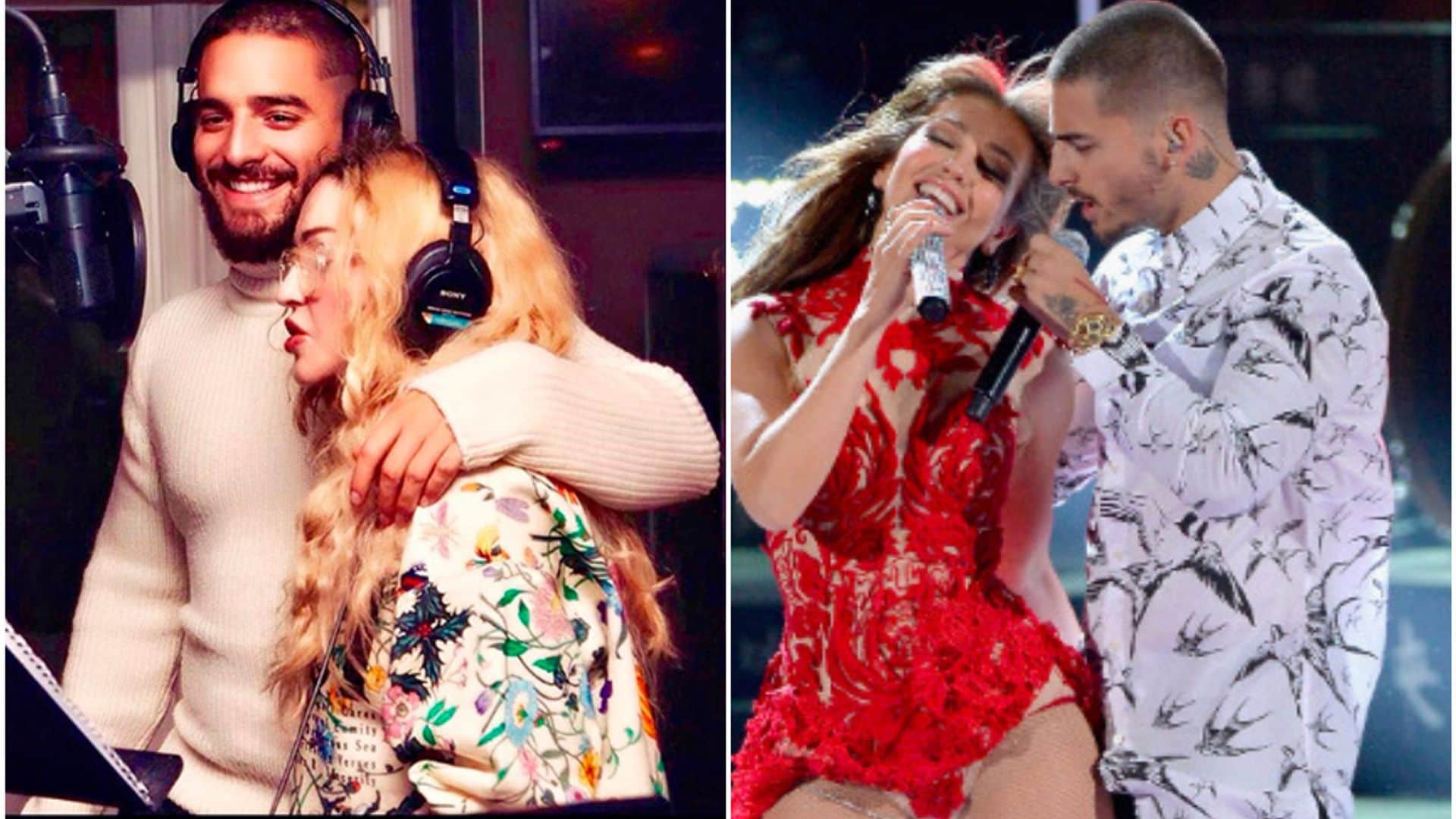 Maluma y sus mejores duetos musicales... ¿el que hará con Madonna será uno de ellos?
