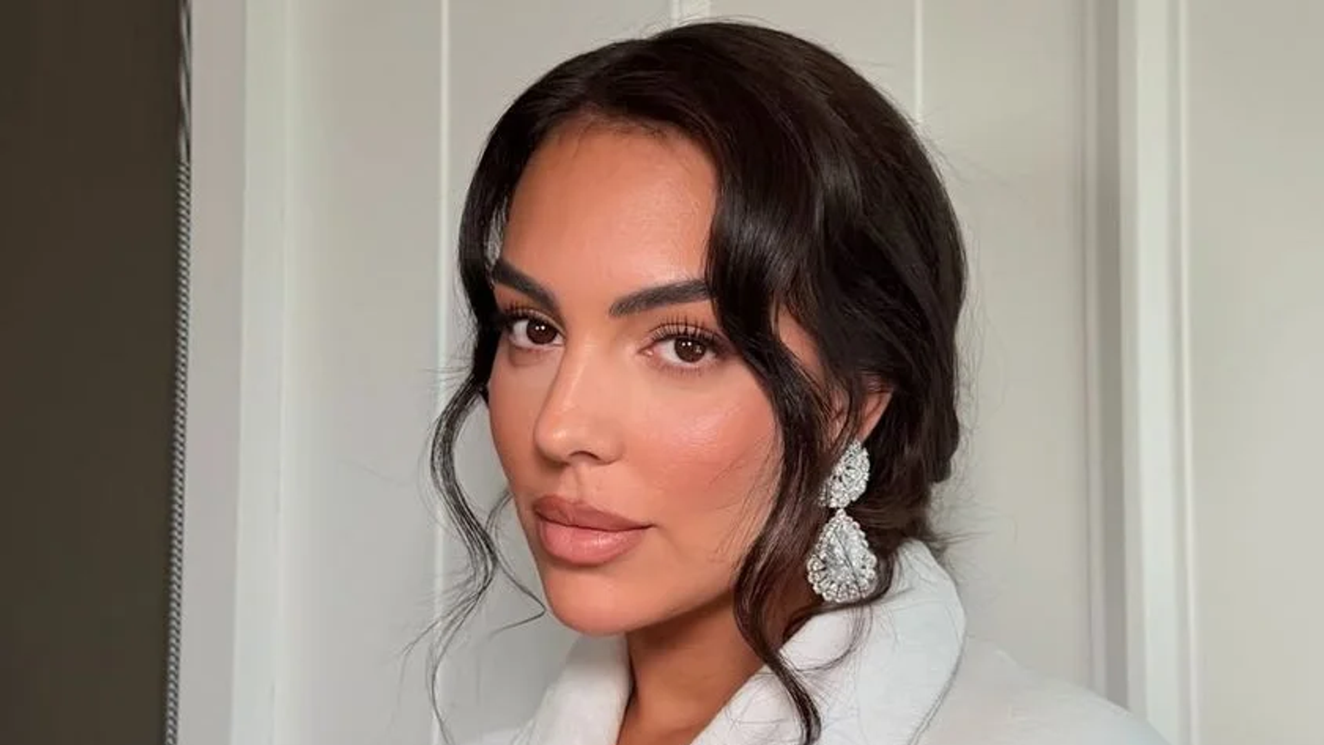 Georgina Rodríguez preparándose para una gala