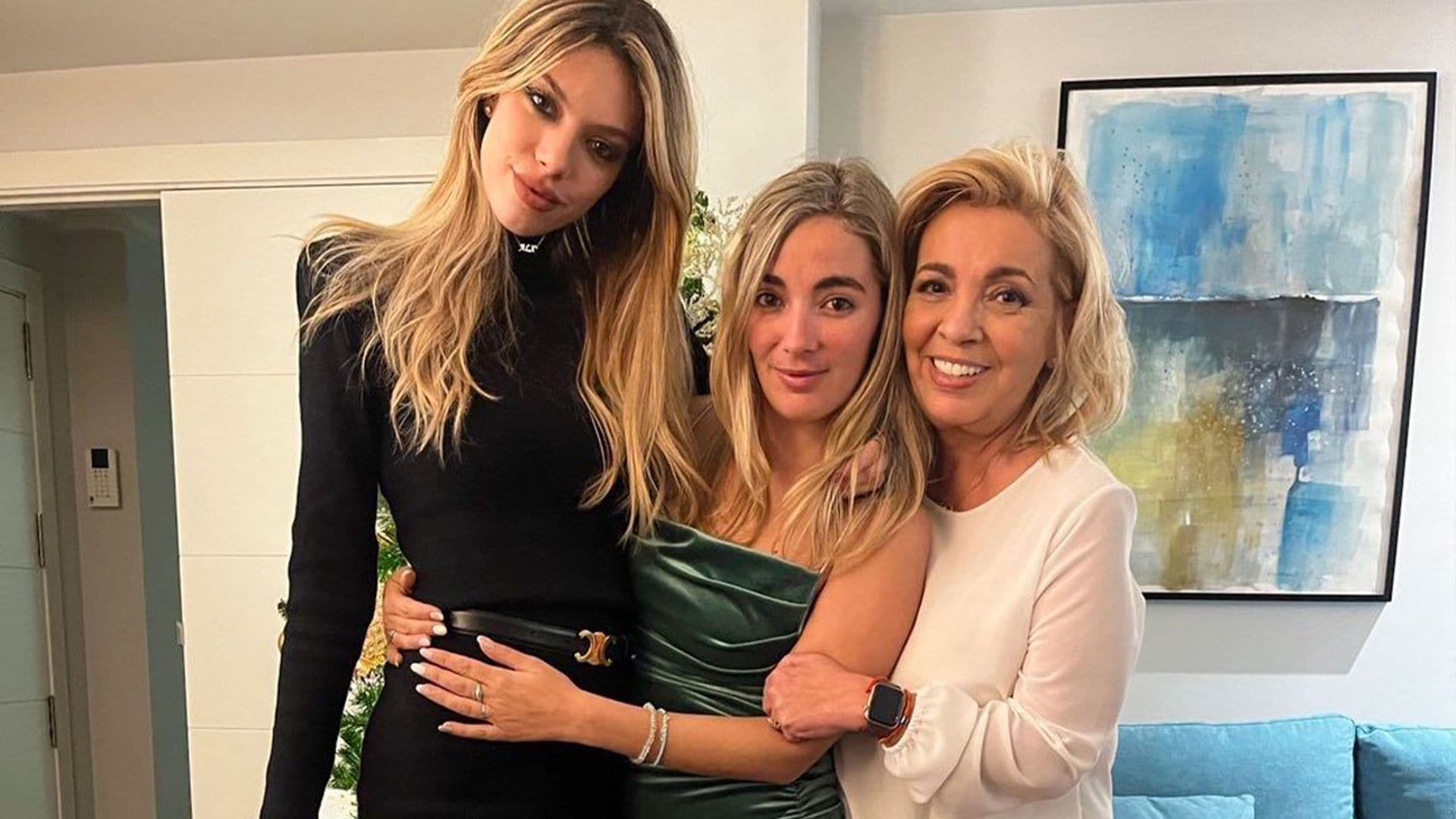 La agridulce Nochebuena de Carmen Borrego con su hija y su sobrina Alejandra, ¡pero sin su hijo José María!
