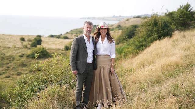 Federico y Mary de Dinamarca en su visita a la isla del mar báltico AEroe