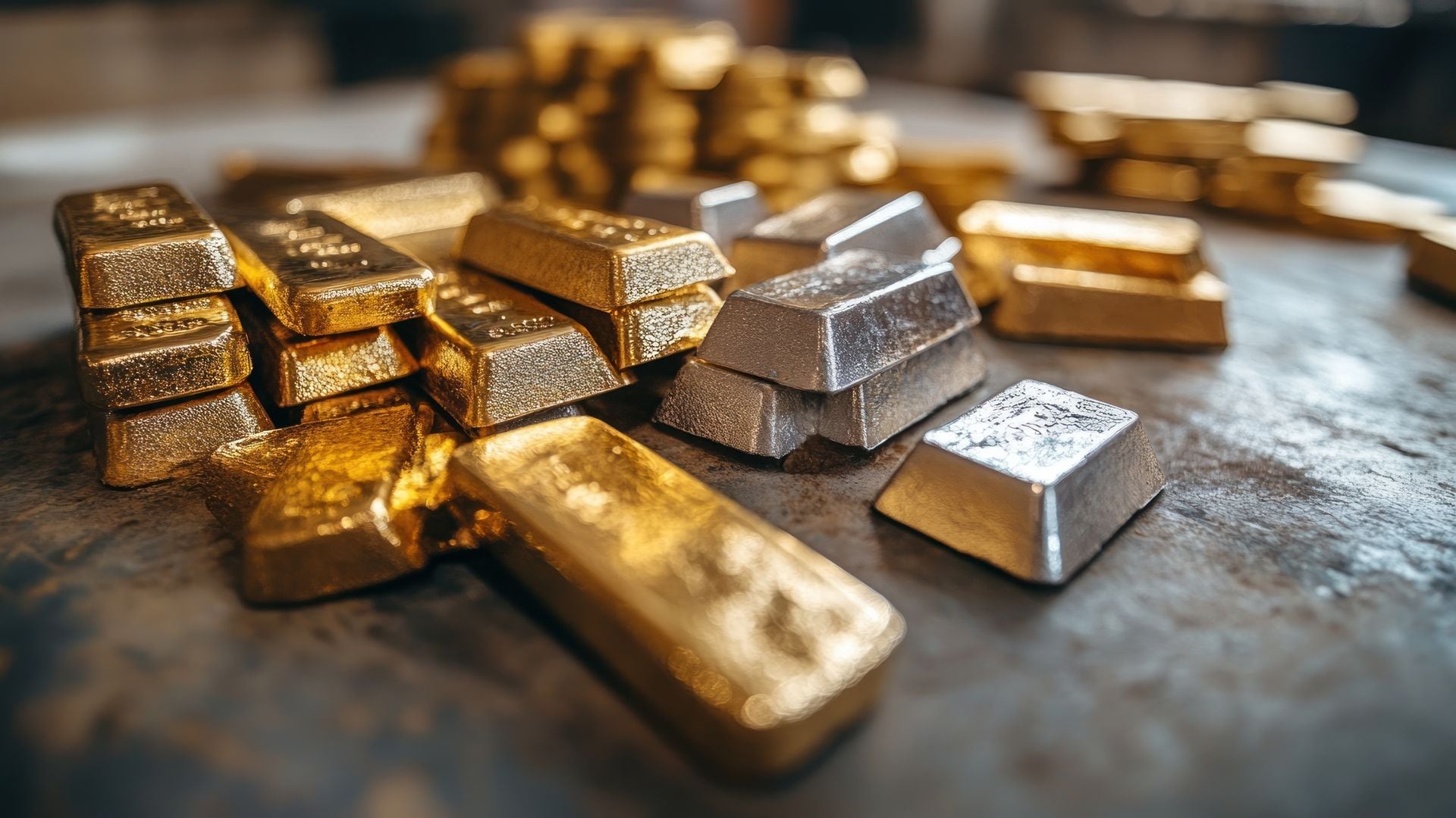 Invertir en metales preciosos como el oro y la plata