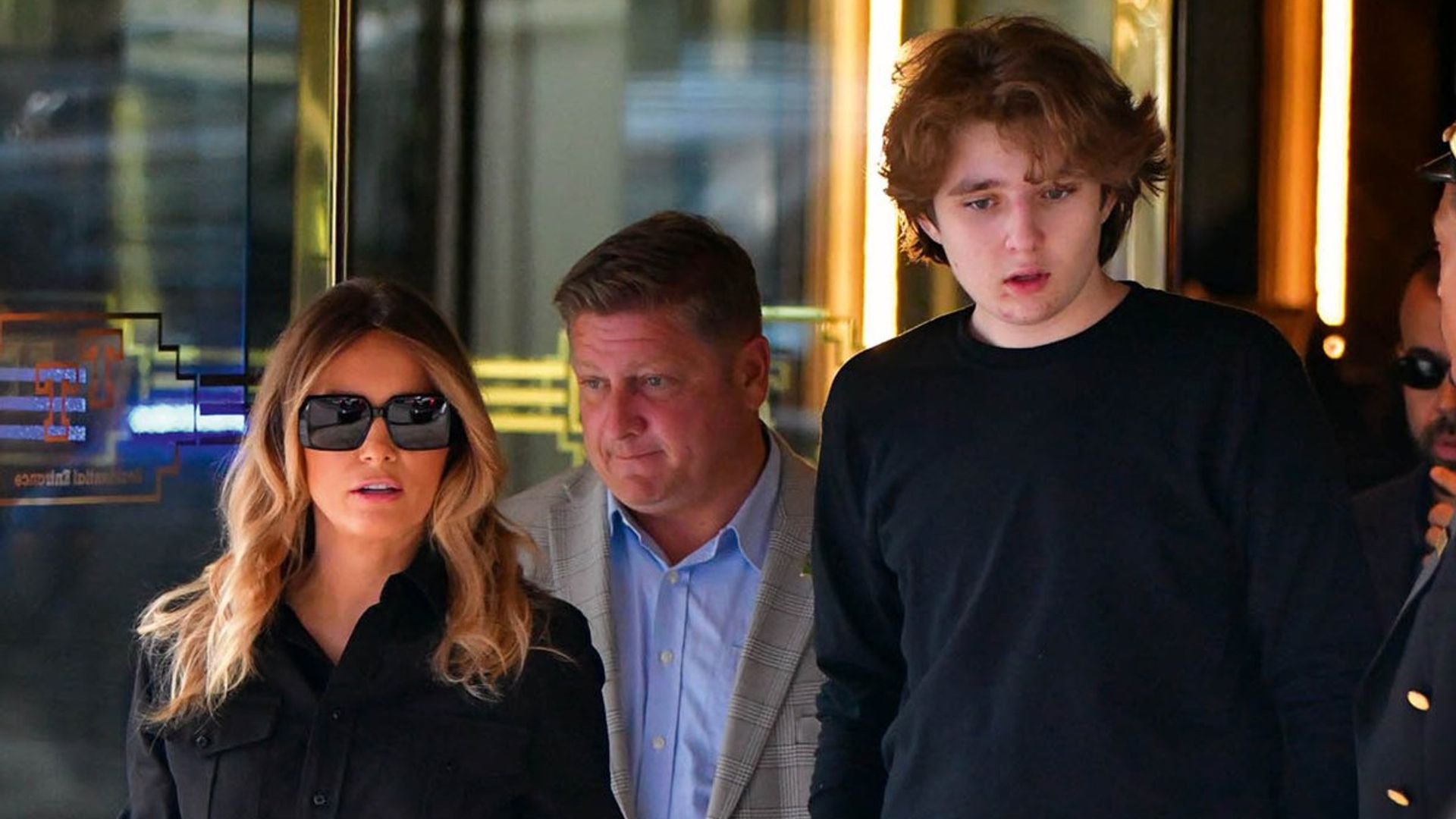 Barron ‘Torre’ Trump, el hijo de Donald y Melania, pega otro estirón