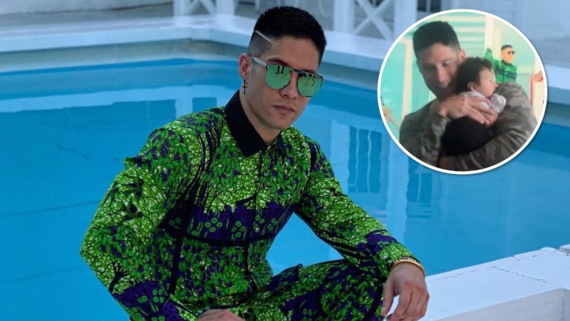 ¡Qué ternura! Chyno Miranda da sus primeras clases de baile a su hijo Lucca