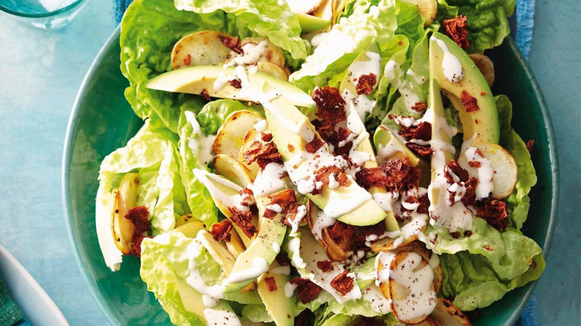 Ensalada César vegana