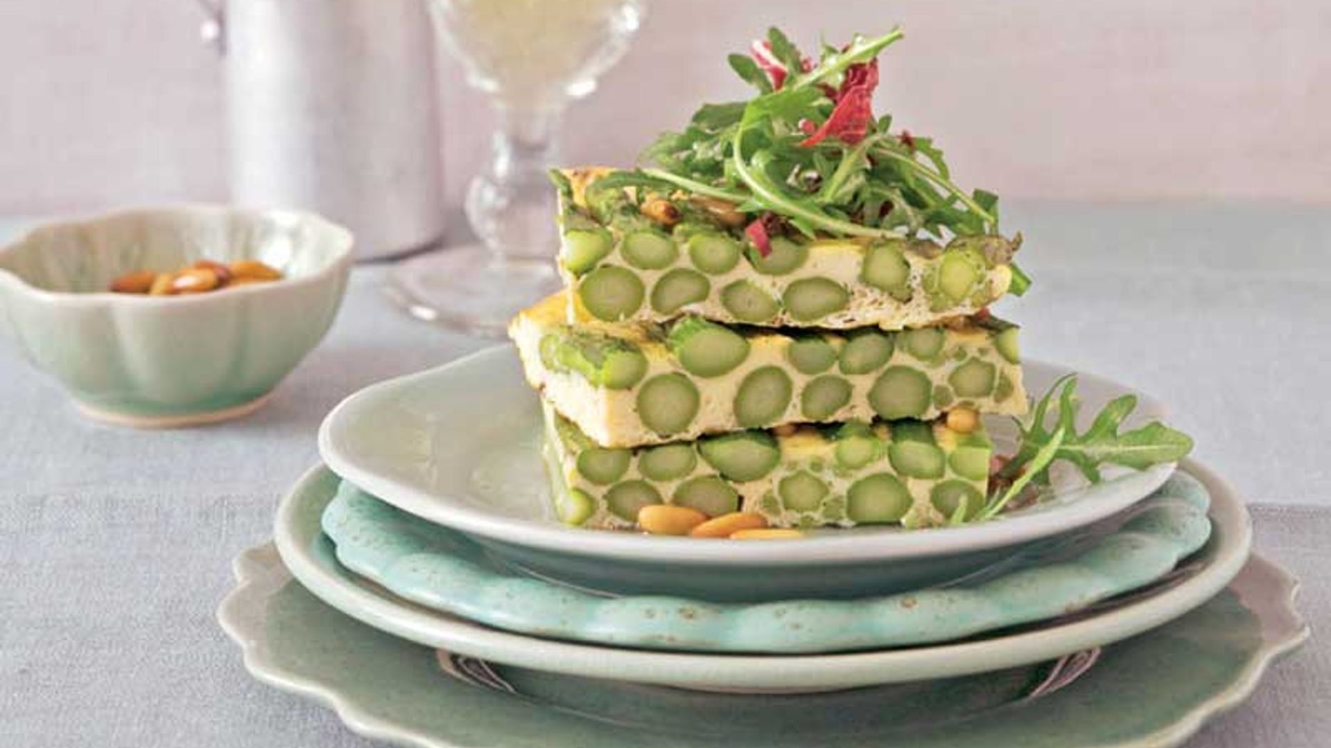 Tortilla de espárragos verdes