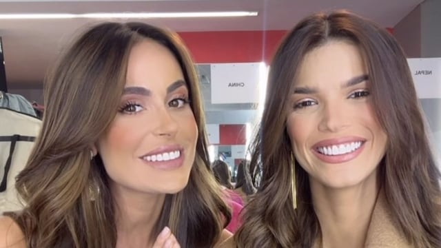 Miss Cuba y Miss Venezuela