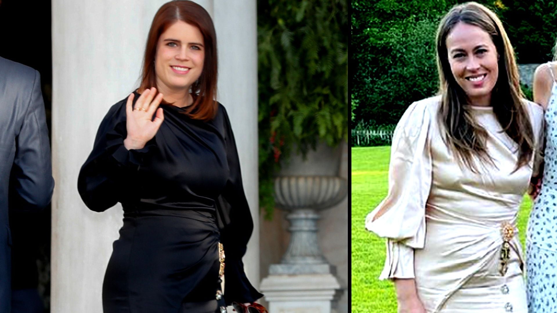 ¡Menuda coincidencia!: Eugenia de York lleva a la boda de Philippos de Grecia el vestido que lució Nina Flohr en su 'reboda'