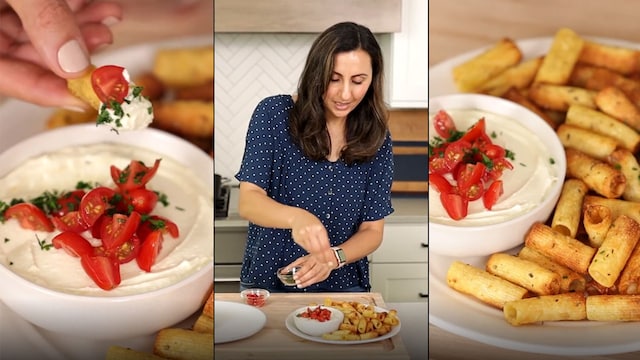 pasta chips receta