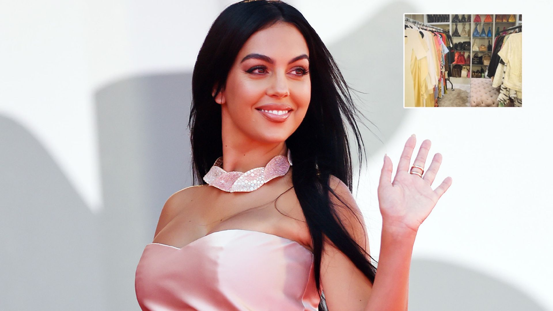 El impresionante vestidor de Georgina Rodríguez: una 'tienda' de lujo con muebles low cost