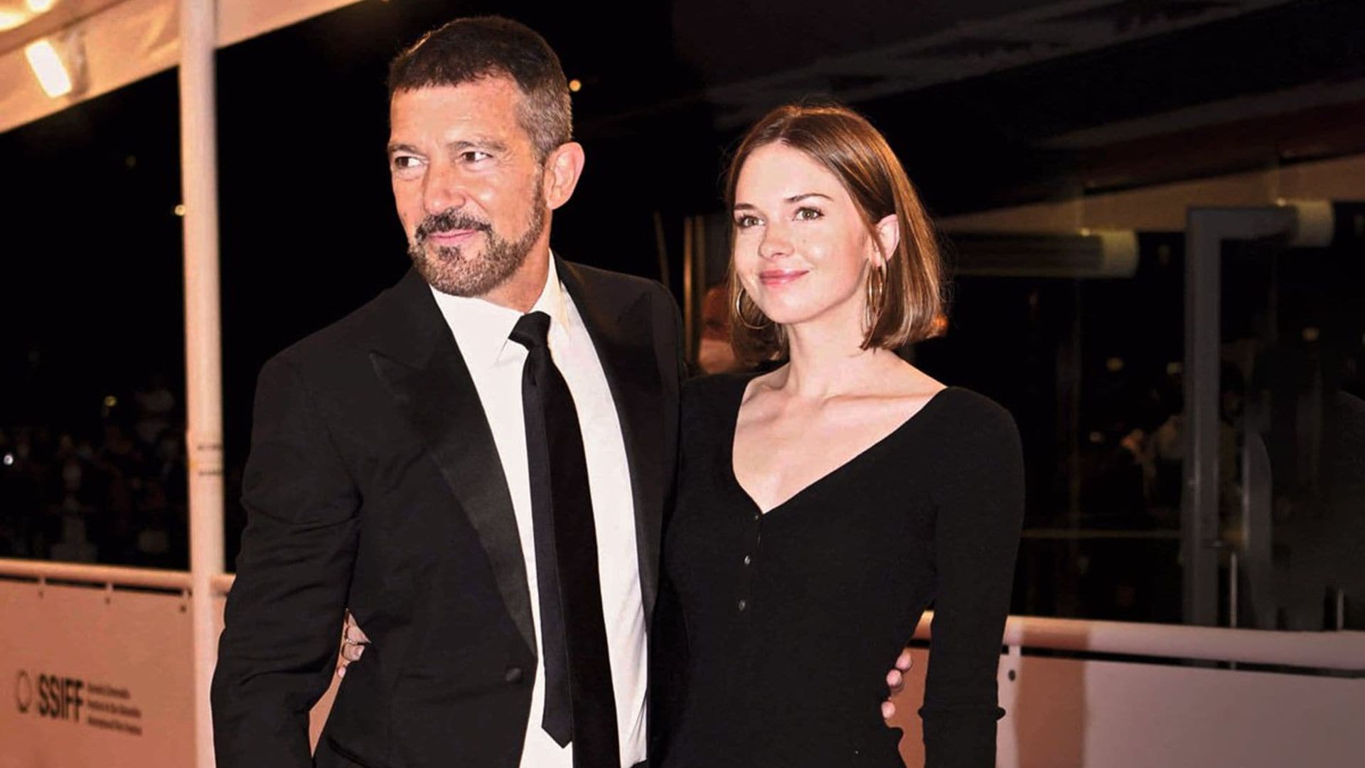Antonio Banderas presume en San Sebastián de su hija, Stella, que ya está en España para trabajar con él