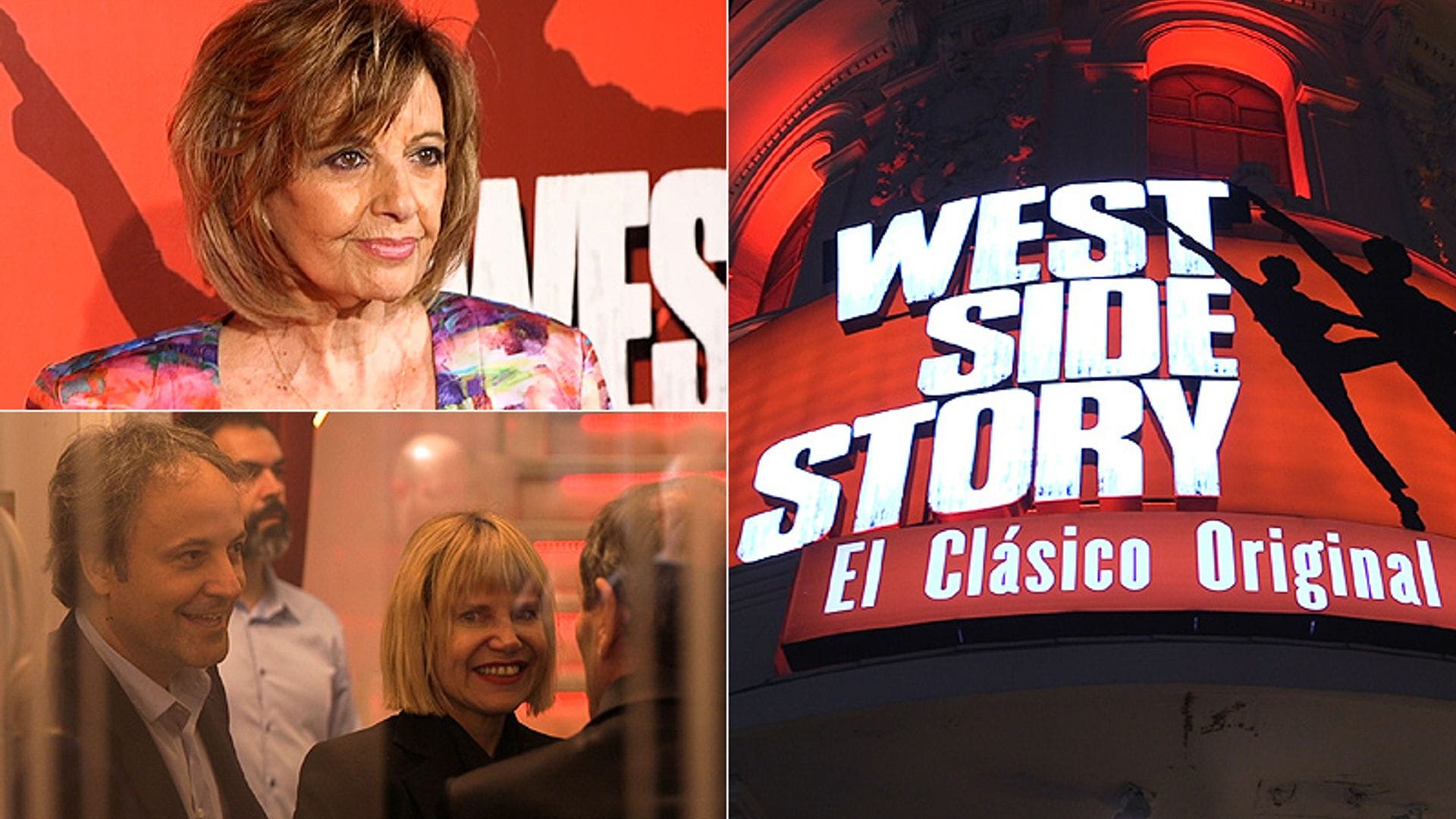 Multitud de rostros conocidos se dan cita en el estreno de 'West Side Story, el Musical'