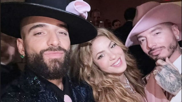 ¡Colombianos unidos! Shakira se encontró con Maluma y J Balvin en la Met Gala 2025