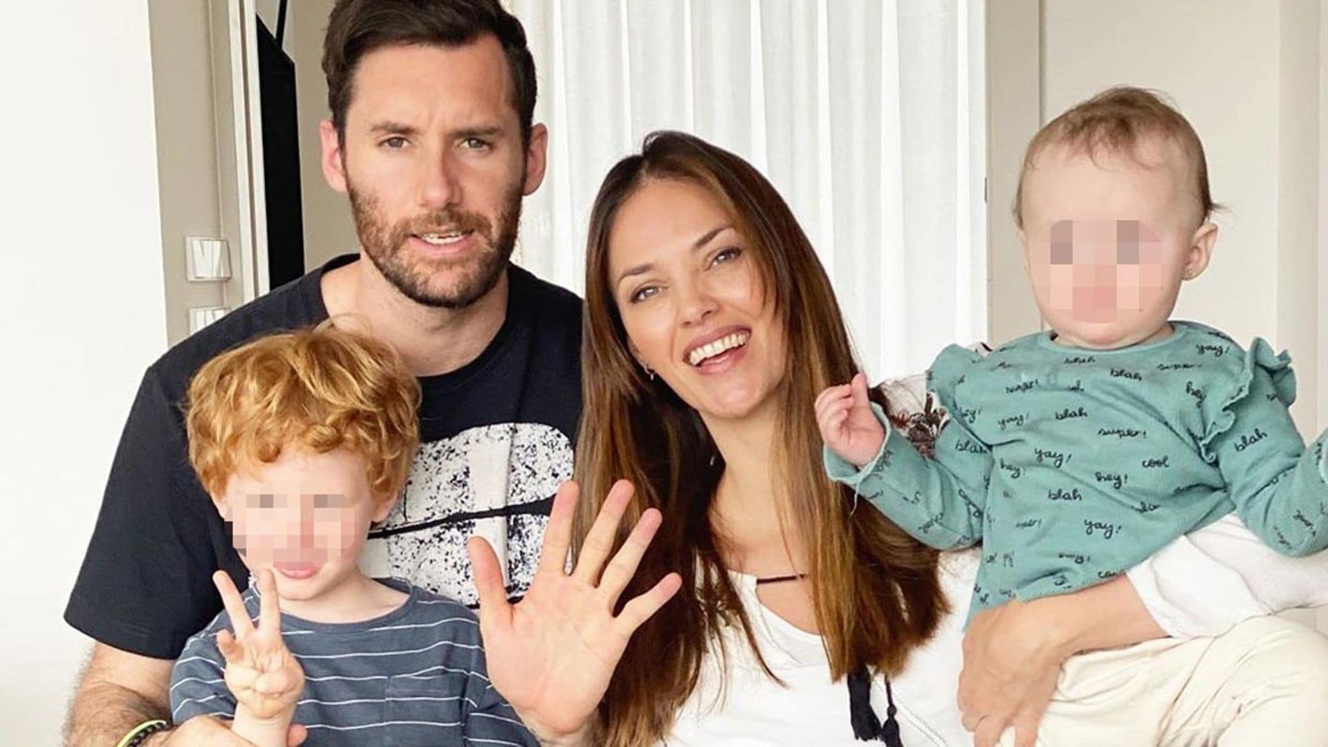 Gymkana, regalos, tarta... Las sorpresas de Helen Lindes y sus hijos a Rudy Fernández por su cumpleaños