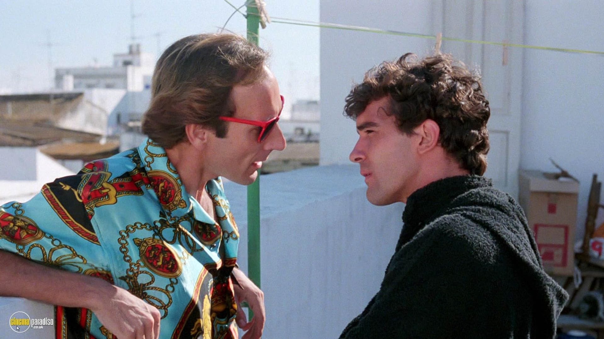 Antonio Banderas y Eusebio Poncela en 'La ley del deseo'