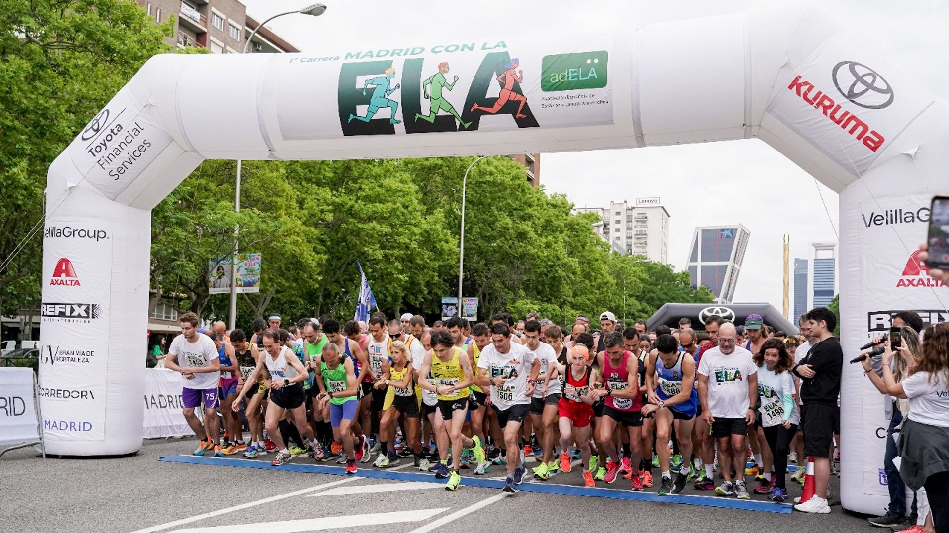 Carrera solidaria Madrid con la ELA 