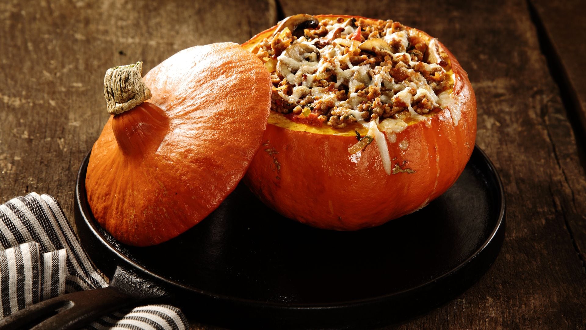 Calabaza rellena