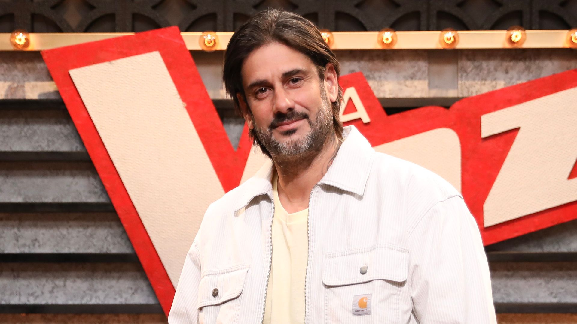 Melendi en la presentación de La Voz