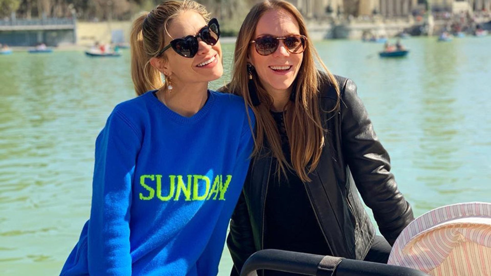 El primer paseo por el parque de El Retiro de Valentina, la hija de Carla Pereyra y Simeone