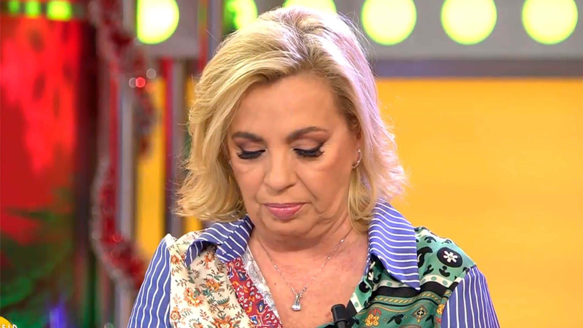 Carmen Borrego se emociona al hablar de la primera Navidad sin su madre, a quien se recordará en televisión