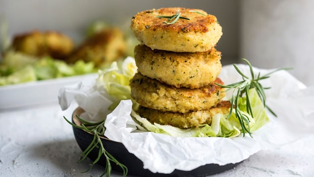 hamburguesa vegetal mijo