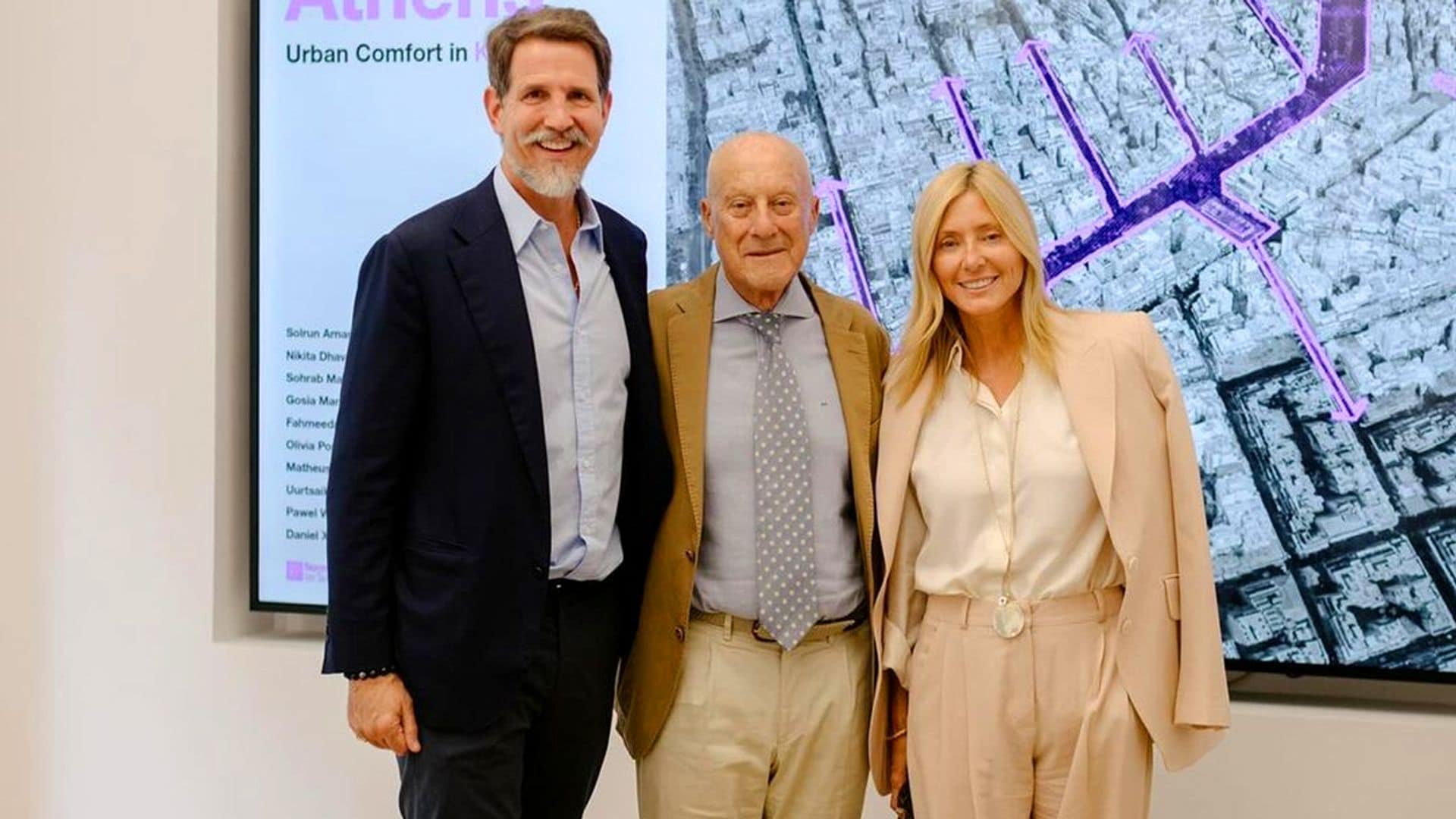 La visita sorpresa de Pablo y Marie-Chantal de Grecia a Madrid y su encuentro con Norman Foster y Elena Ochoa
