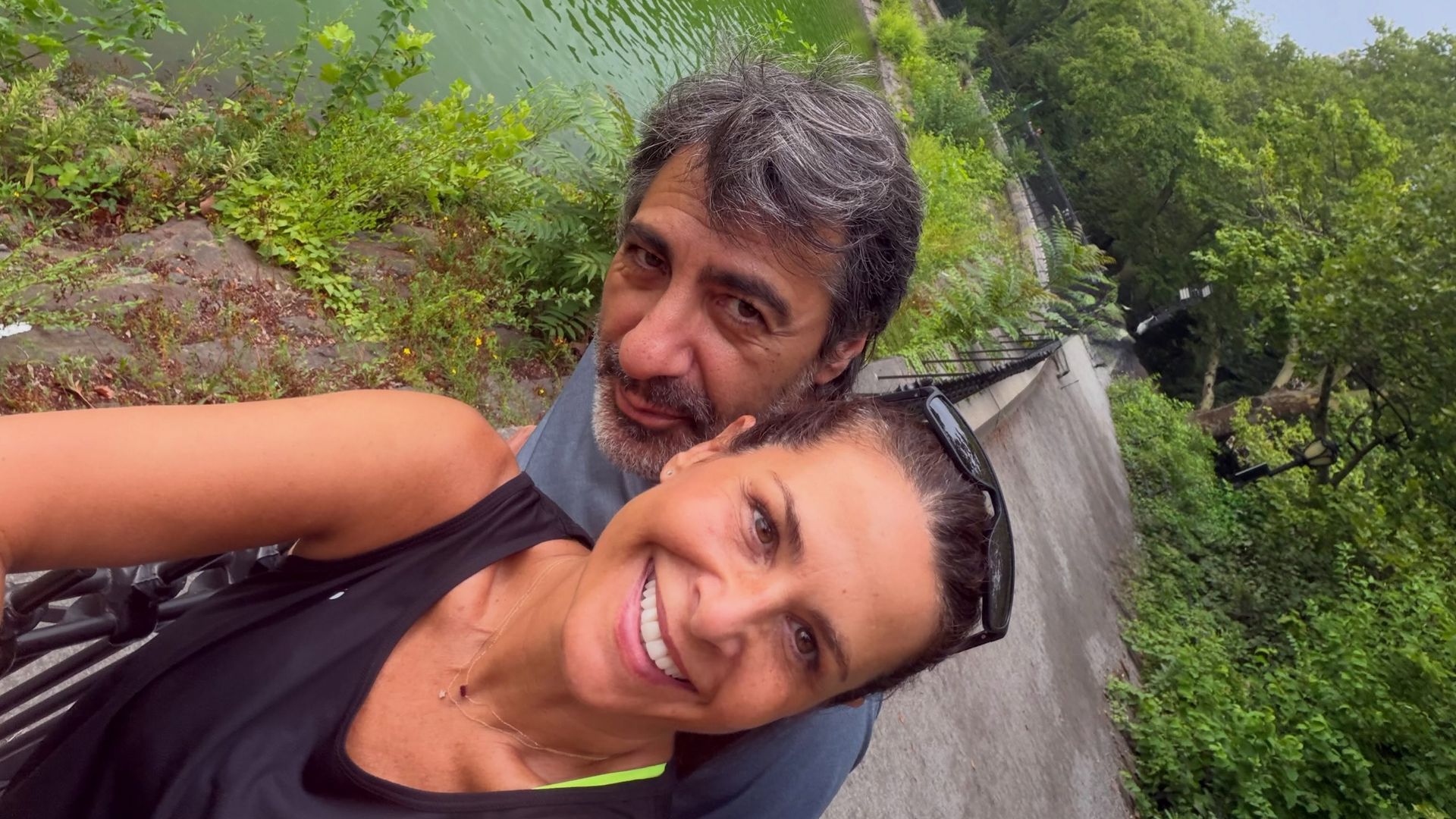 Nuria Roca y Juan del Val de paseo por Central Park
