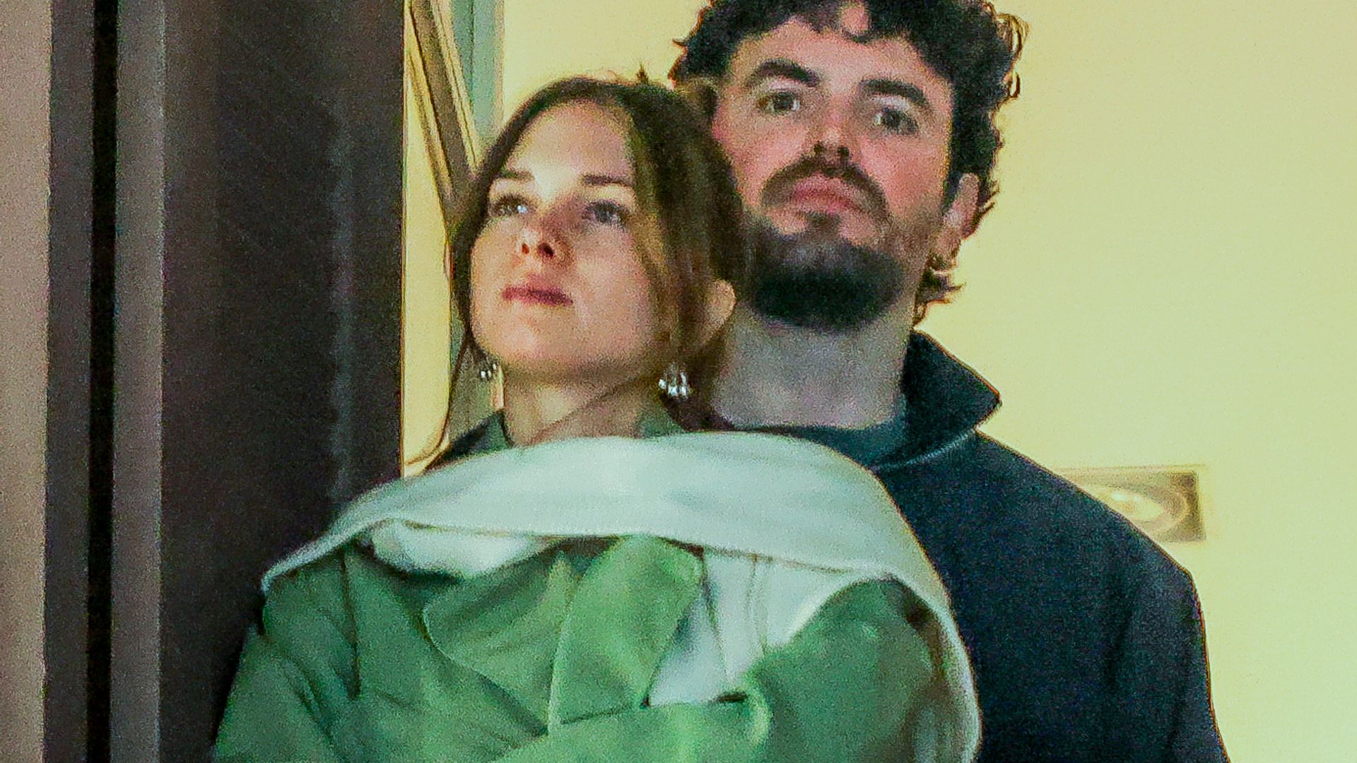 Stella Banderas y Alex Gruszynski en la Semana Santa de Málaga