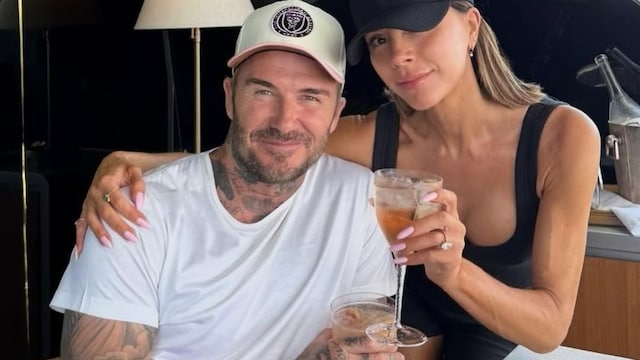 Victoria y David Beckham