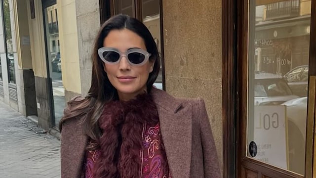 Plano medio de Sassa de Osma con look bohemio en Madrid