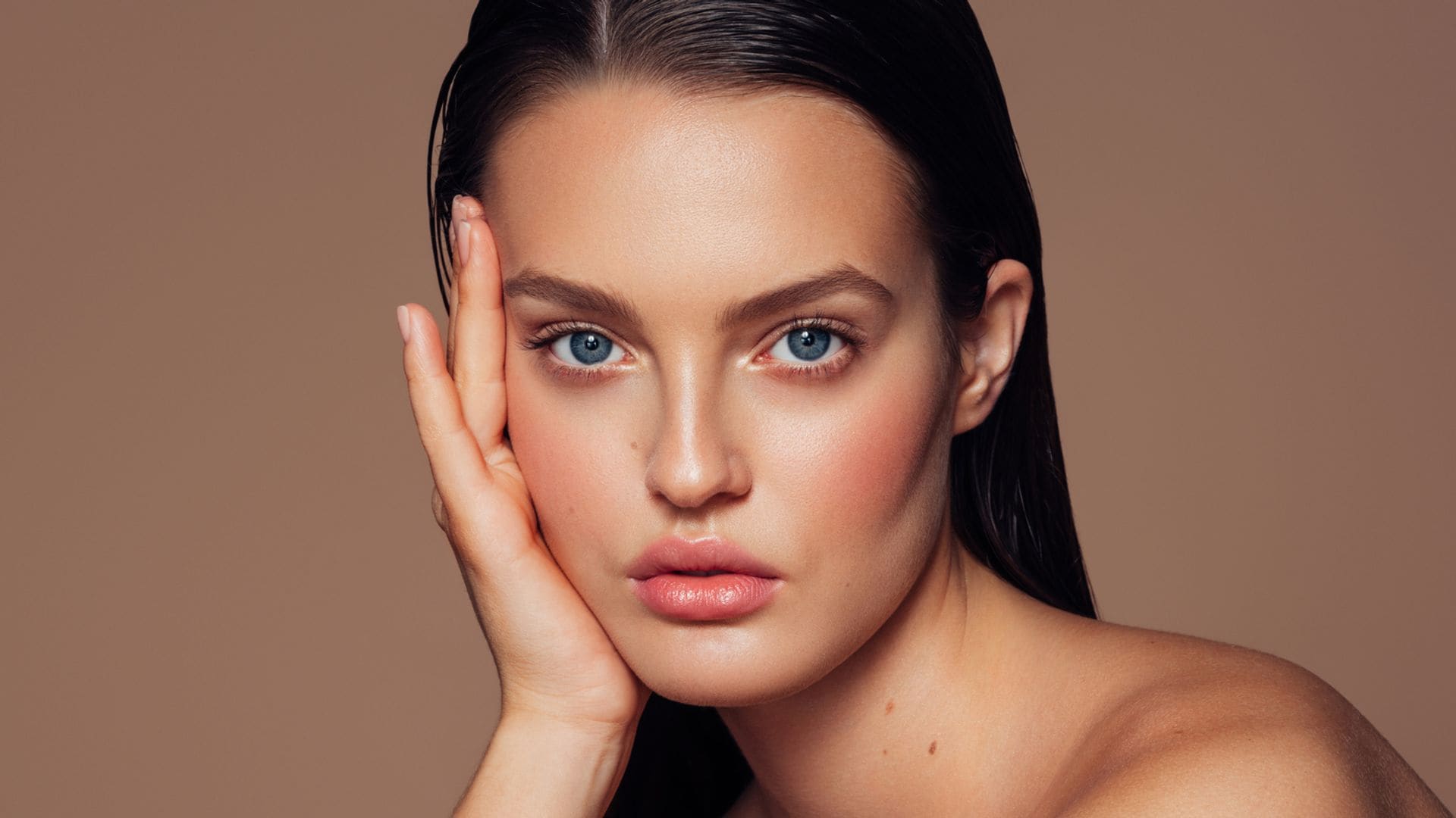 Mujer primer plano piel bonita