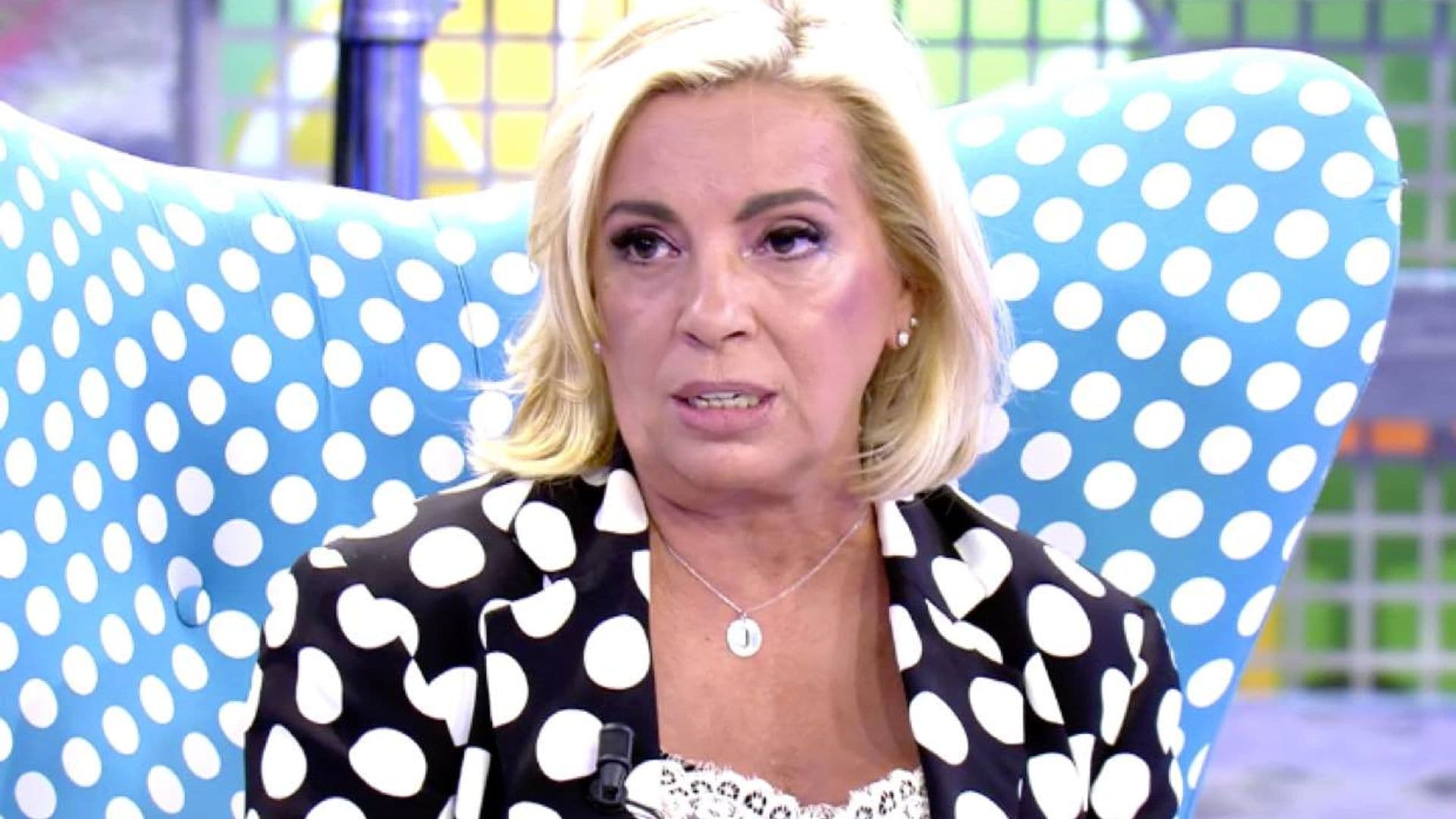 Carmen Borrego, harta del enfrentamiento familiar: 'Quiero terminar esto por mi madre y mi hermana, no por Alejandra'