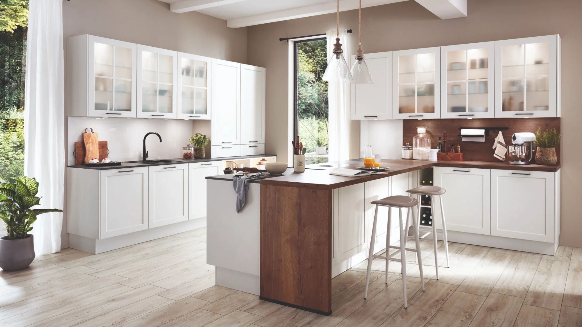 Ideas prácticas y decorativas para montar una barra de cocina: una forma sencilla de contar con un office