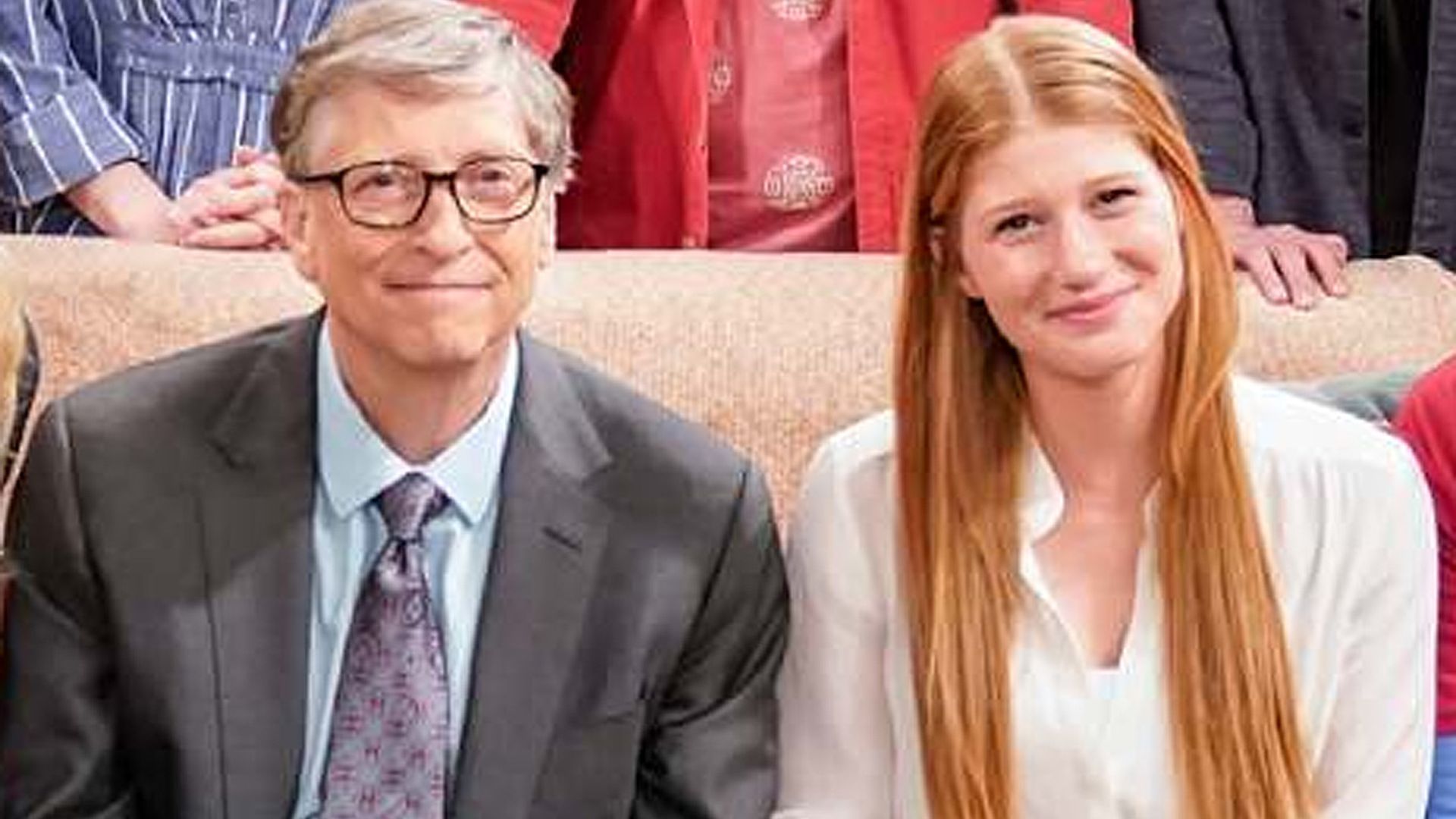 Jennifer Gates felicita a su padre con unas bonitas palabras y un recuerdo de su boda