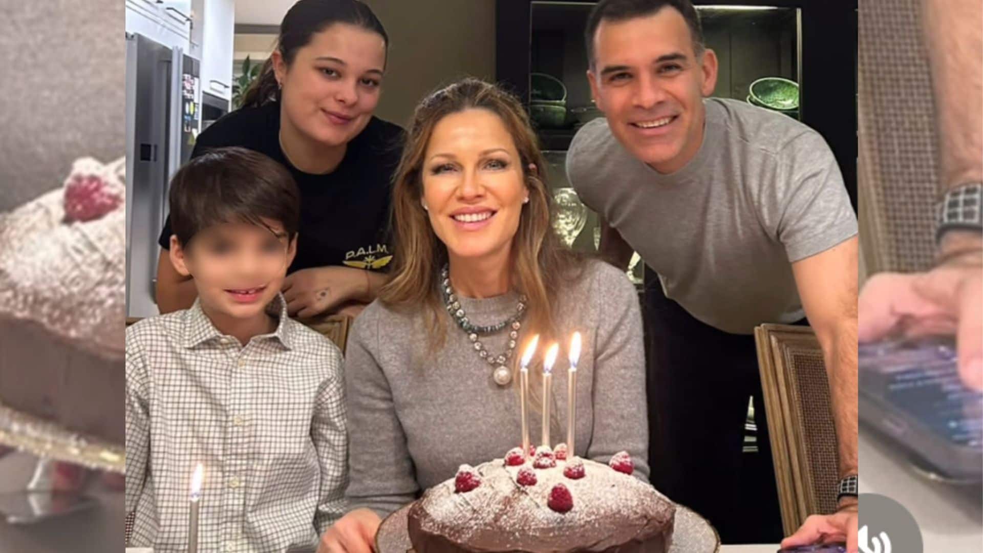 Jaydy Michel sopla las velas de su 50 cumpleaños rodeada de su familia ¡y con mensaje de Alejandro Sanz!