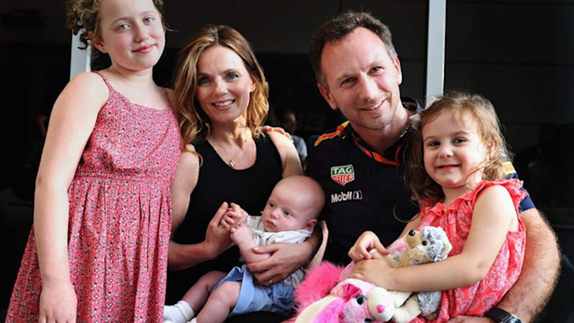 Conoce la bonita 'modern family' que Geri Halliwell ha formado con su marido: así son sus chicos de 7 a 18 años