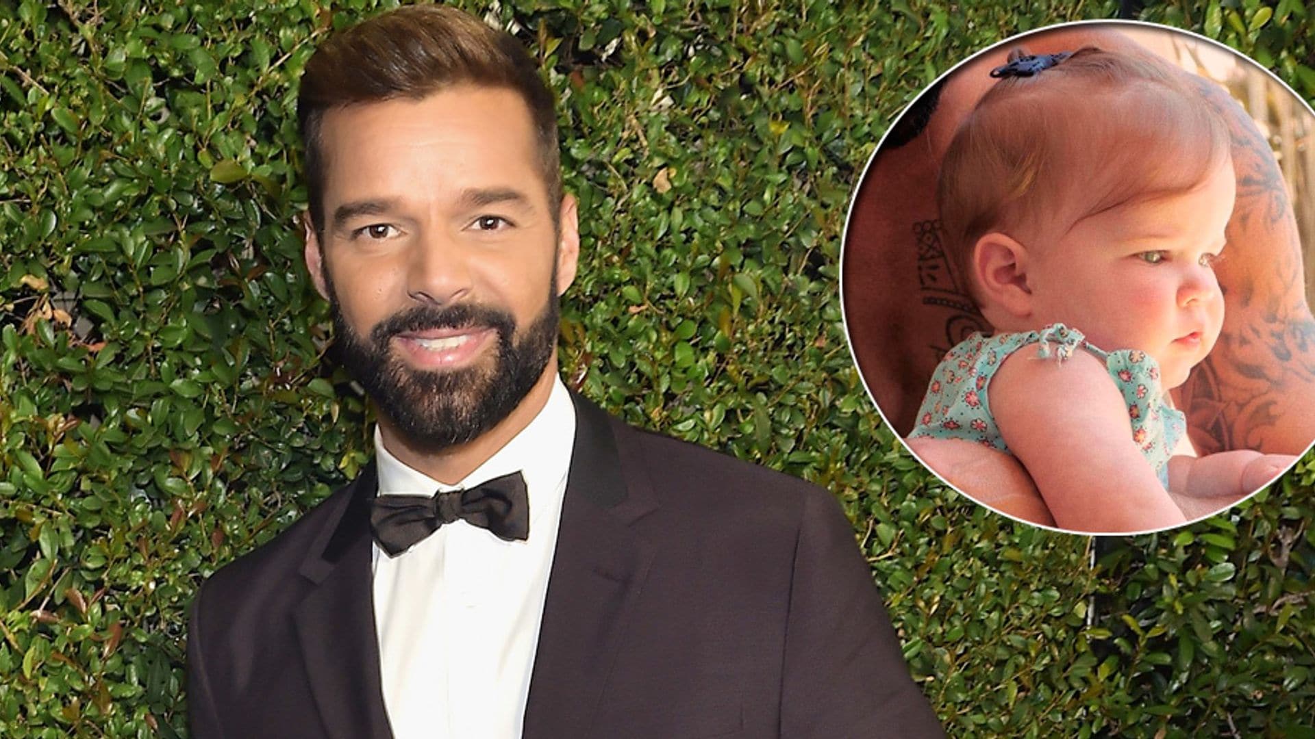 Ricky Martin presenta por primera vez el rostro de su hija Lucía